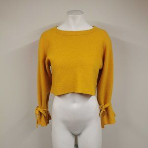 Aritzia Wilfred Emmy Cropped Merino Sweater